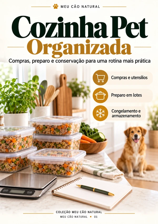 Capa real: Cozinha Pet Organizada