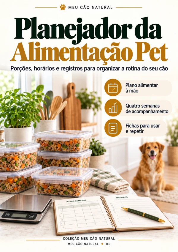 Capa real: Planejador da Alimentação Pet